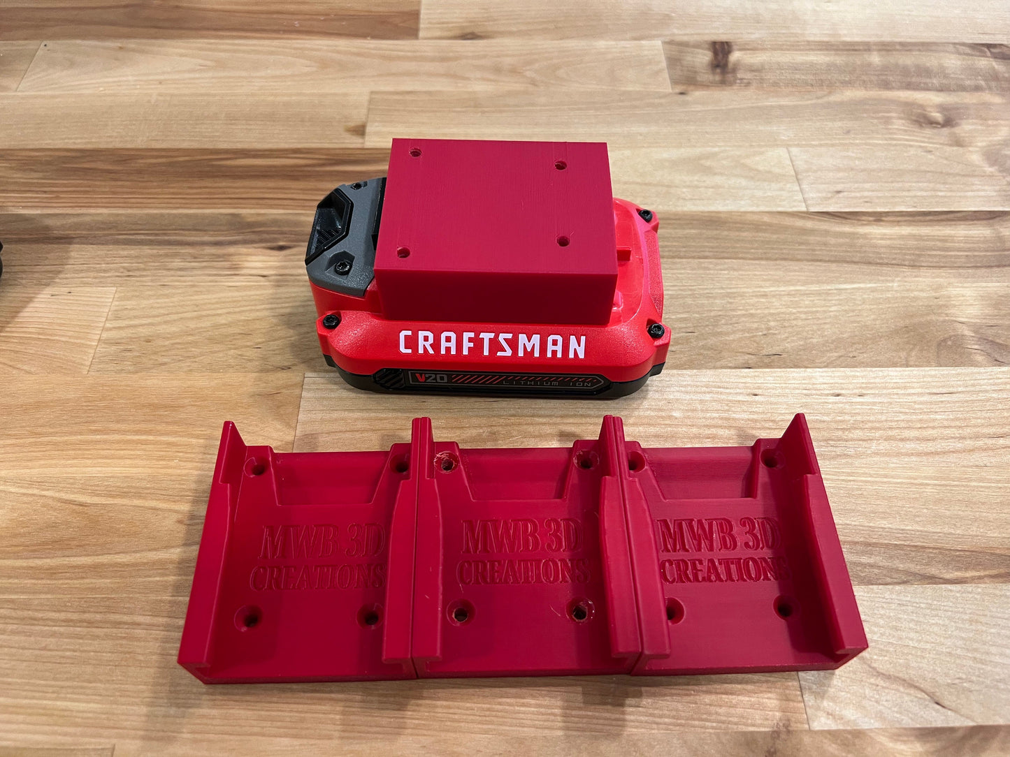 Craftsman V20 Tool and Battery Mounts Combo Pack - Organizers for Craftsman Power Tools and Batteries.