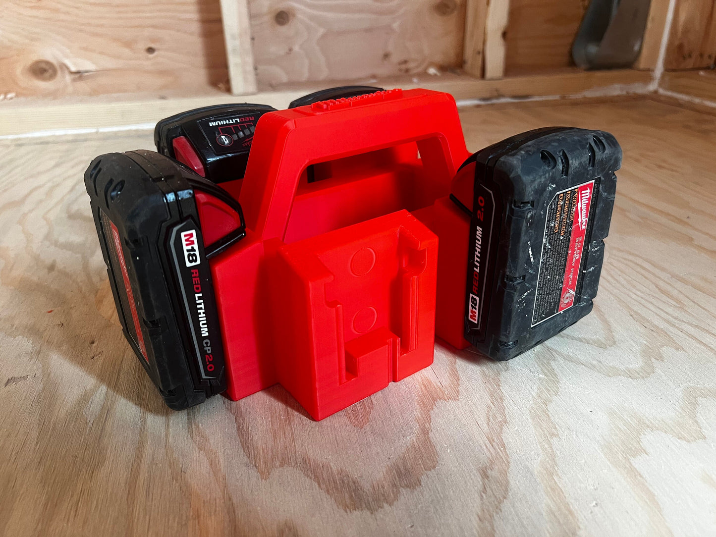 Milwaukee M18 Battery Carrier/Caddy Holds Up to 6 M18 Batteries