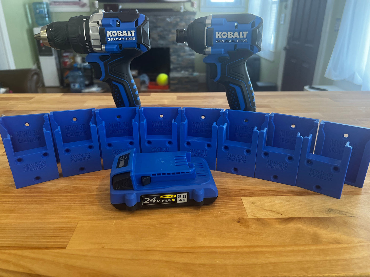 Combo Pack KOBALT 24V Tool & Battery Mounts/Hanger/holders