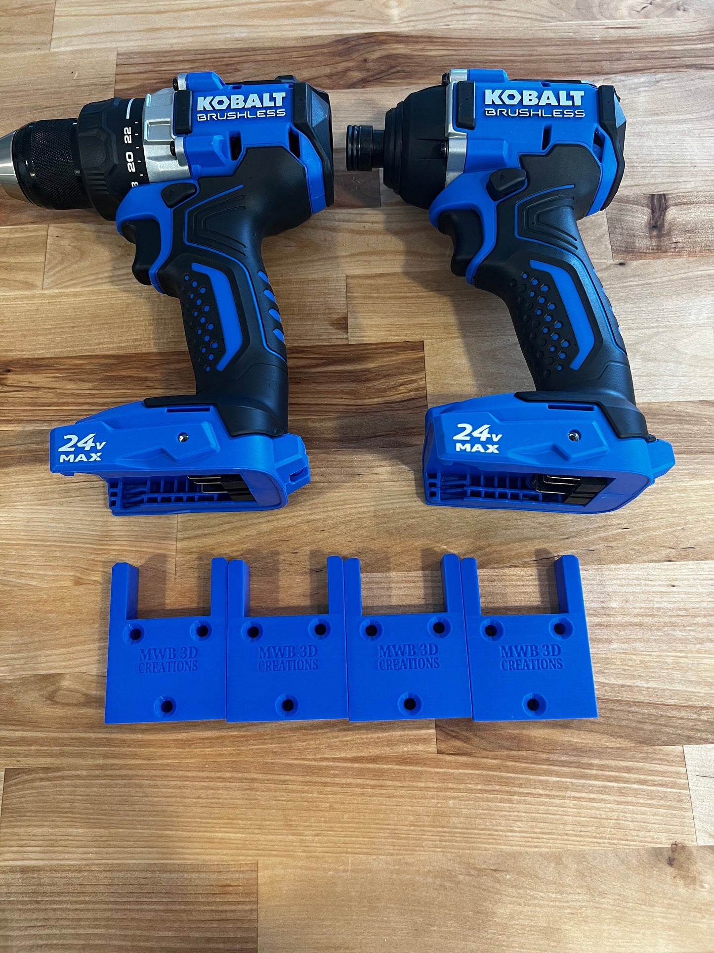 Combo Pack KOBALT 24V Tool & Battery Mounts/Hanger/holders