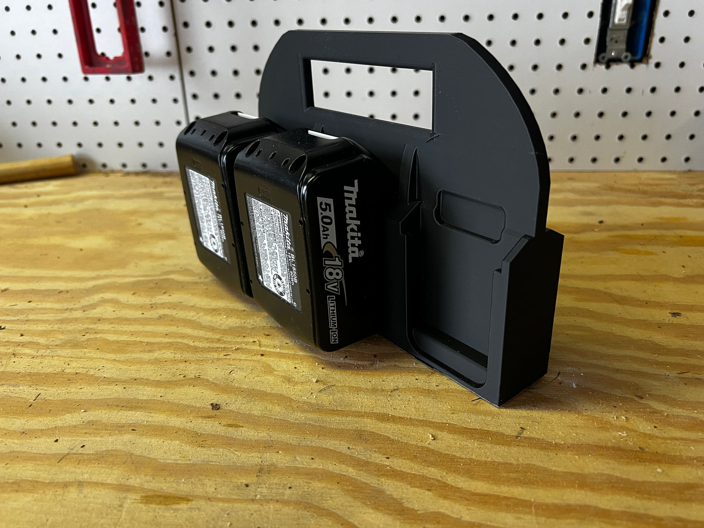 Makita 18V Battery Caddy | Carrying Case | Battery Holder | Holds 6 Makita Batteries