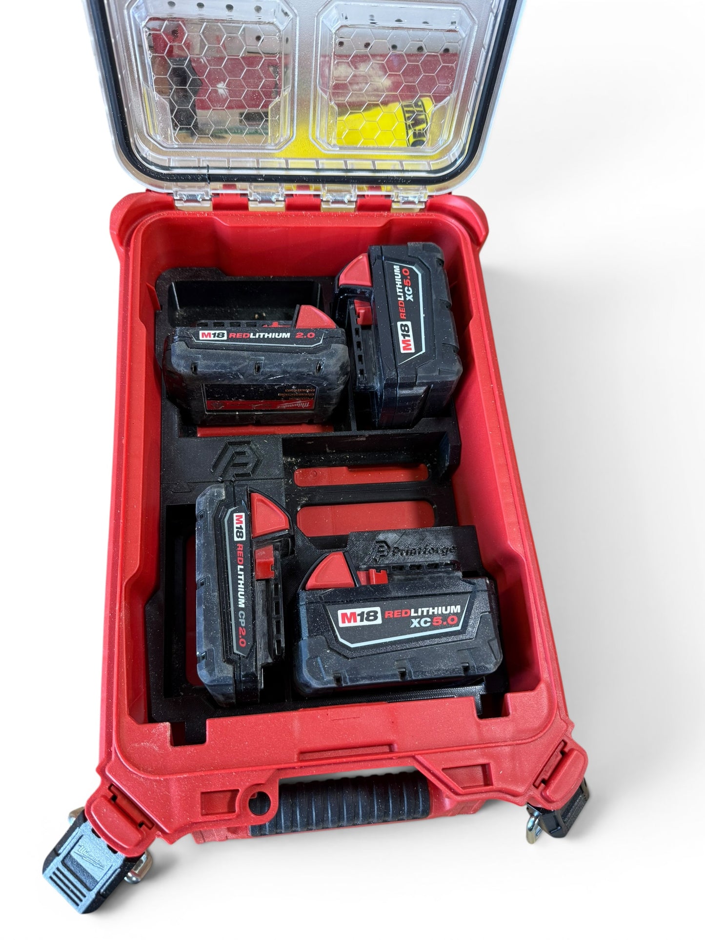 Milwaukee M18 Battery Packout Insert – Fits 5 M18 5.0 Batteries