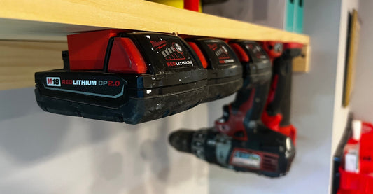 10 Piece Combo Pack! Milwaukee M18 Battery And Tool Mounts/Holders/Hangers -Heavy Duty