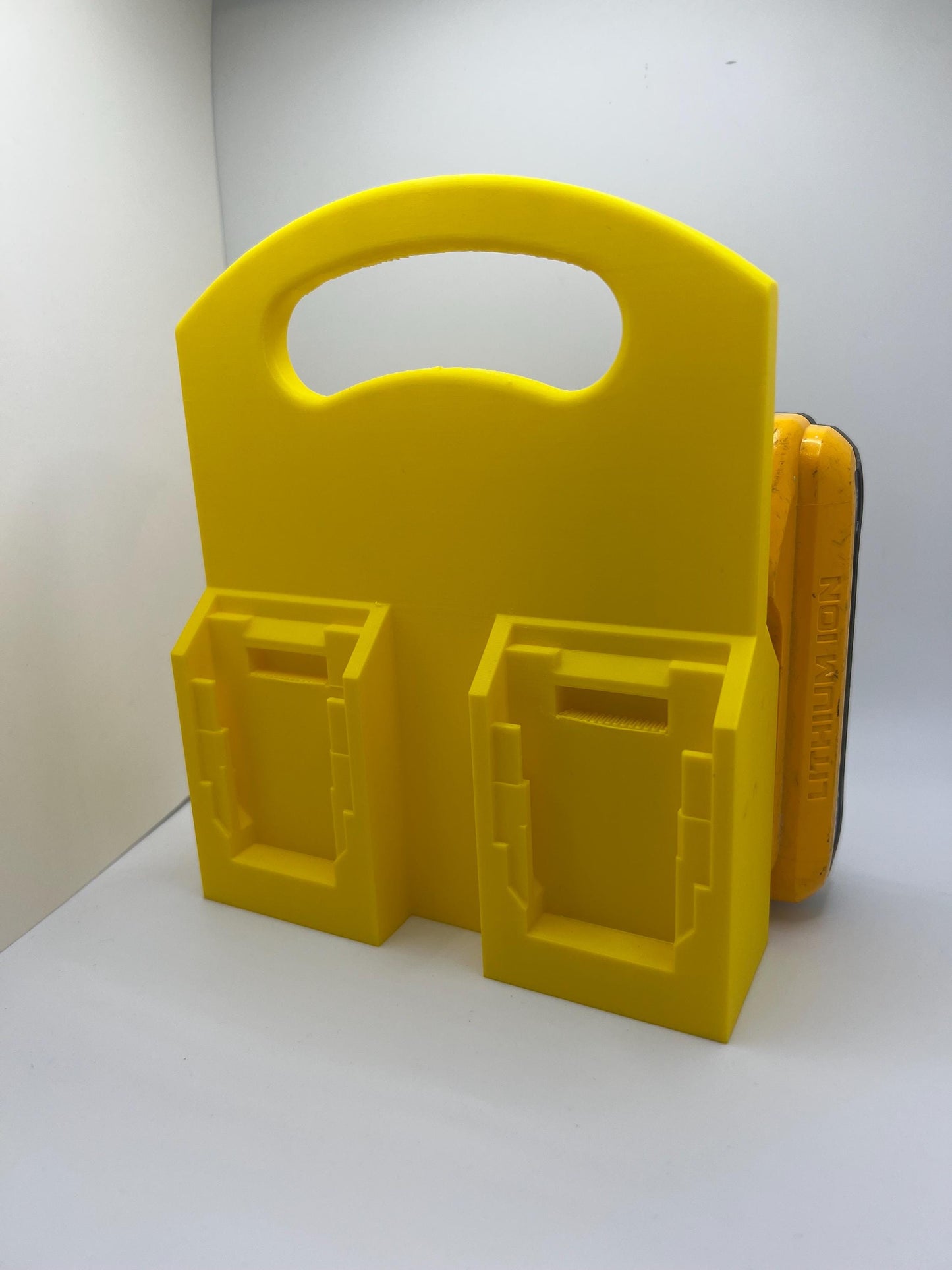 Dewalt 20V Battery Carrier| 2 Sided Caddy Holds Up to 4 20V Batteries