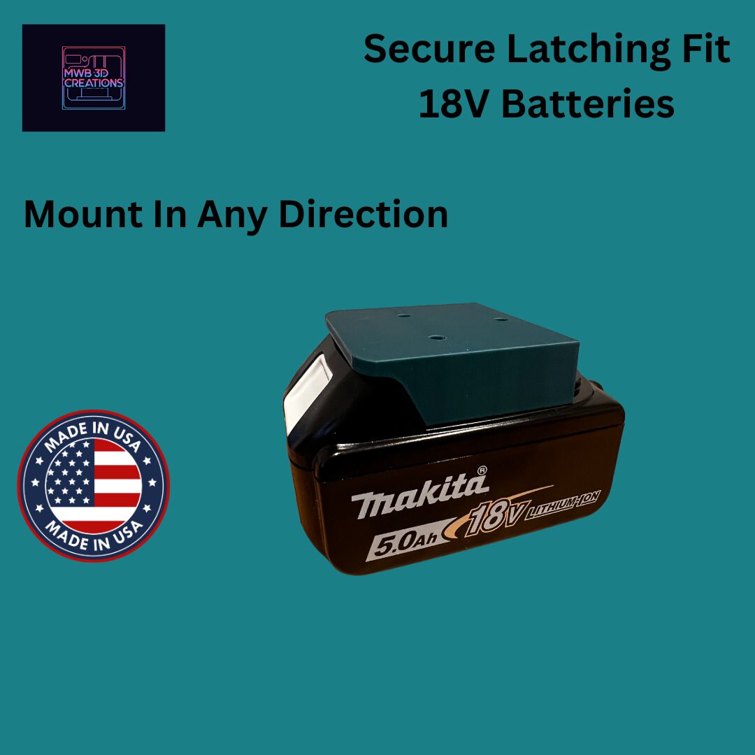 20 Piece Combo Pack! Makita 18v Battery And Tool Mounts/Holders/Hangers -Heavy Duty