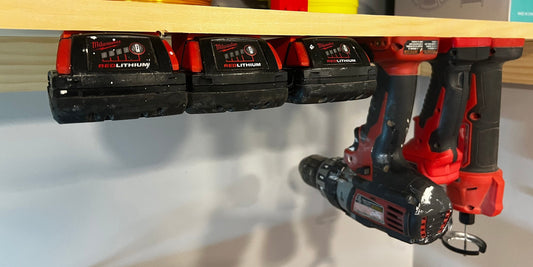 20 Piece Combo Pack! Milwaukee M18 Battery And Tool Mounts/Holders/Hangers -Heavy Duty