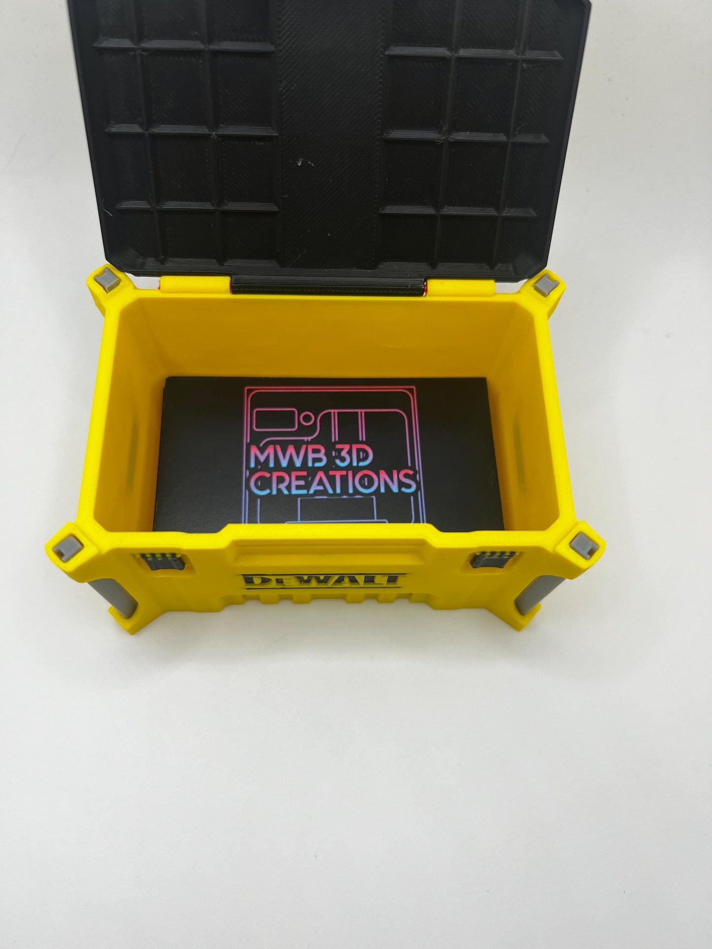 Dewalt Gift Set: Business Card Holder/Stash Box & AirPods Pro Case Accessories for Tool Lovers