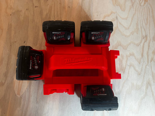 Milwaukee M18 Battery Carrier/Caddy Holds Up to 6 M18 Batteries