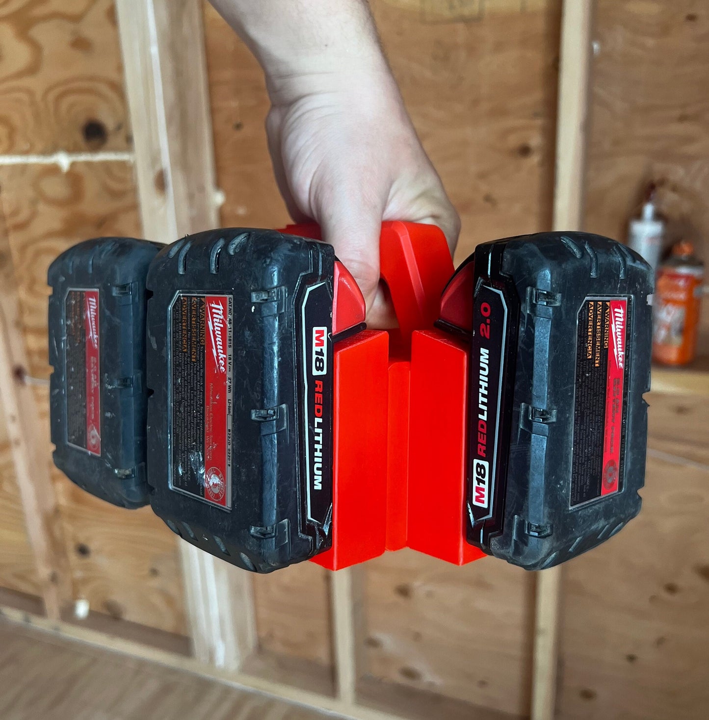 Milwaukee M18 Battery Carrier/Caddy Holds Up to 6 M18 Batteries
