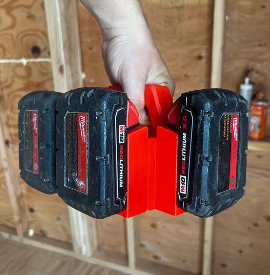 Milwaukee M18 Battery Carrier/Caddy Holds Up to 6 M18 Batteries