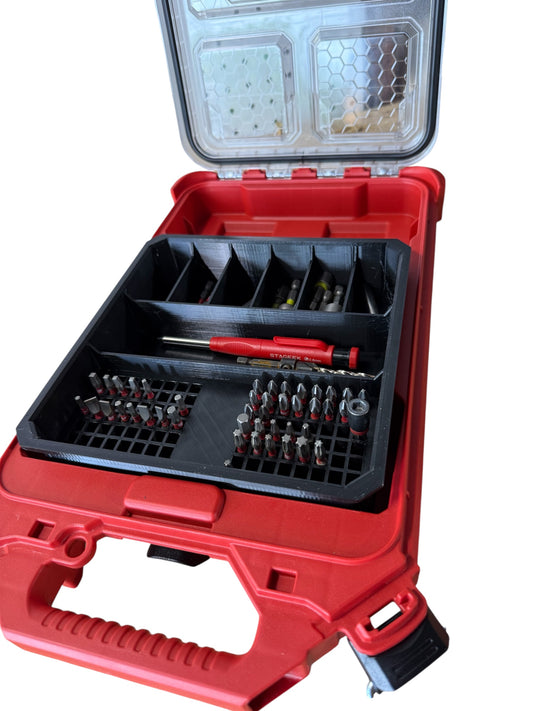 Impact Bit Organizer For Milwaukee Packout - Store Bits & Accessories