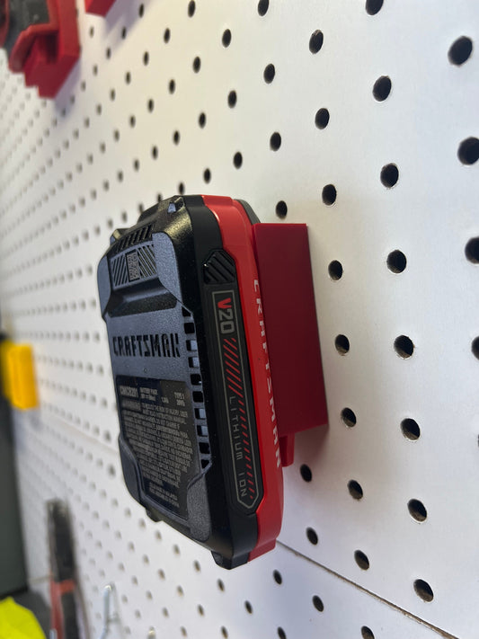 Craftsman V20 Tool and Battery Mounts Combo Pack - Organizers for Craftsman Power Tools and Batteries.