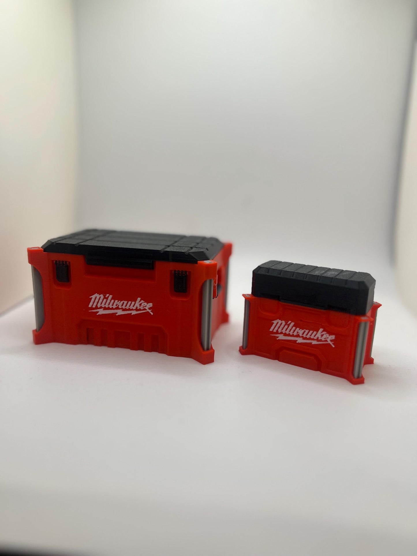 Milwaukee Gift Set: Business Card Holder/Stash Box & AirPods Pro Case - Accessories for Tool Lovers