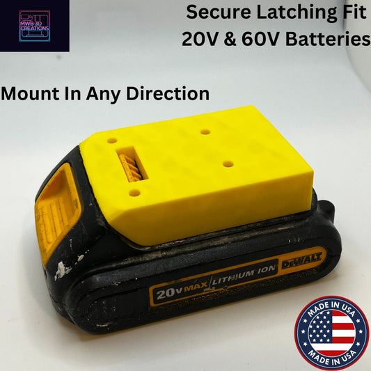 20 Piece Combo Pack DeWALT 20V/60V Tool and Battery MOUNT/HANGER/HOLDER